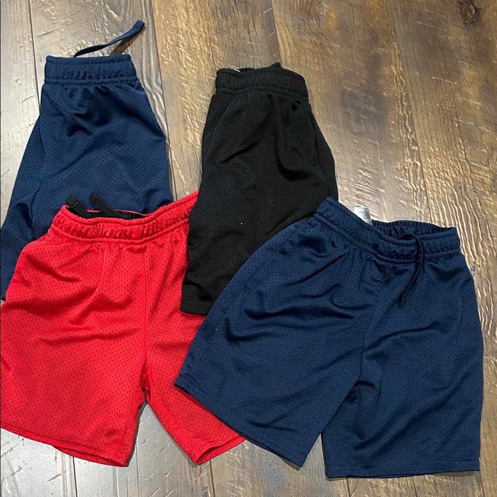 Athletic Works Kids Mesh Shorts - Red, Black, Navy